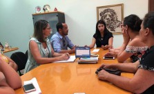Ocasião em que o Sintramfor apresentou a reivindicação à prefeita
