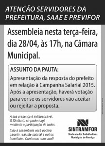 Flyer Assembleia