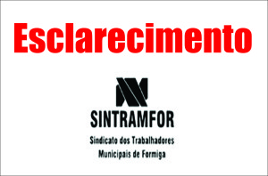Esclarecimento Sintramfor x Previfor