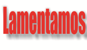 lamentamos