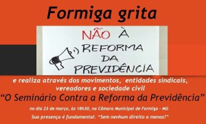 Seminario Reforma da Previdencia