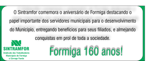 baneer Formiga 160 anos
