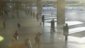 Distrito Federal Rodoviária do Plano Piloto na manhã desta sexta-feira (14) - Foto TV Globo Reprodução